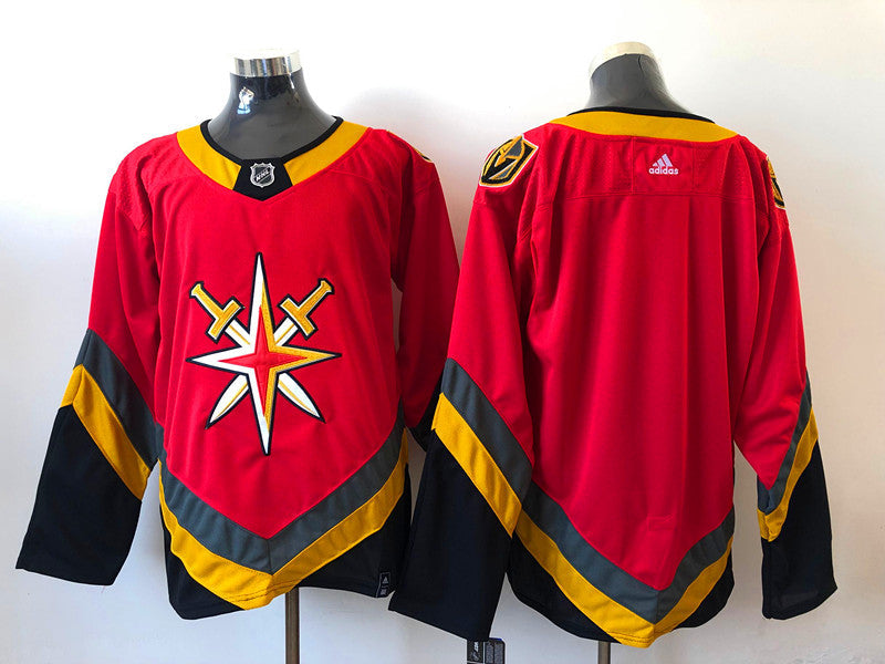 Men's Vegas Golden Knights Red Blank Jerseys