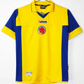 2003/2005 Colombia Home Yellow Retro Soccer Jersey Front