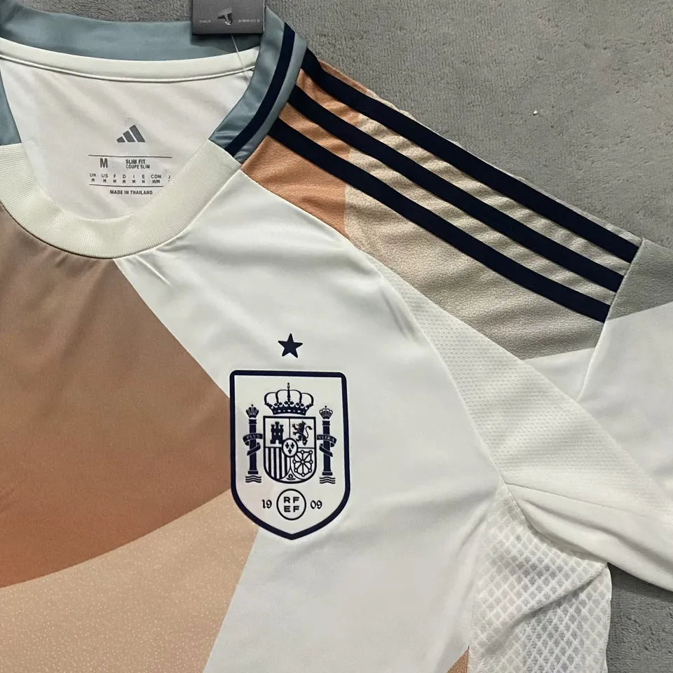 2025/26 Spain Away Fans Soccer Jersey Back