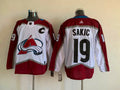 Men's Colorado Avalanche Joe Sakic #19 White Breakaway Jerseys