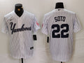 Men's New York Yankees Juan Soto White Replica Player Jerseys