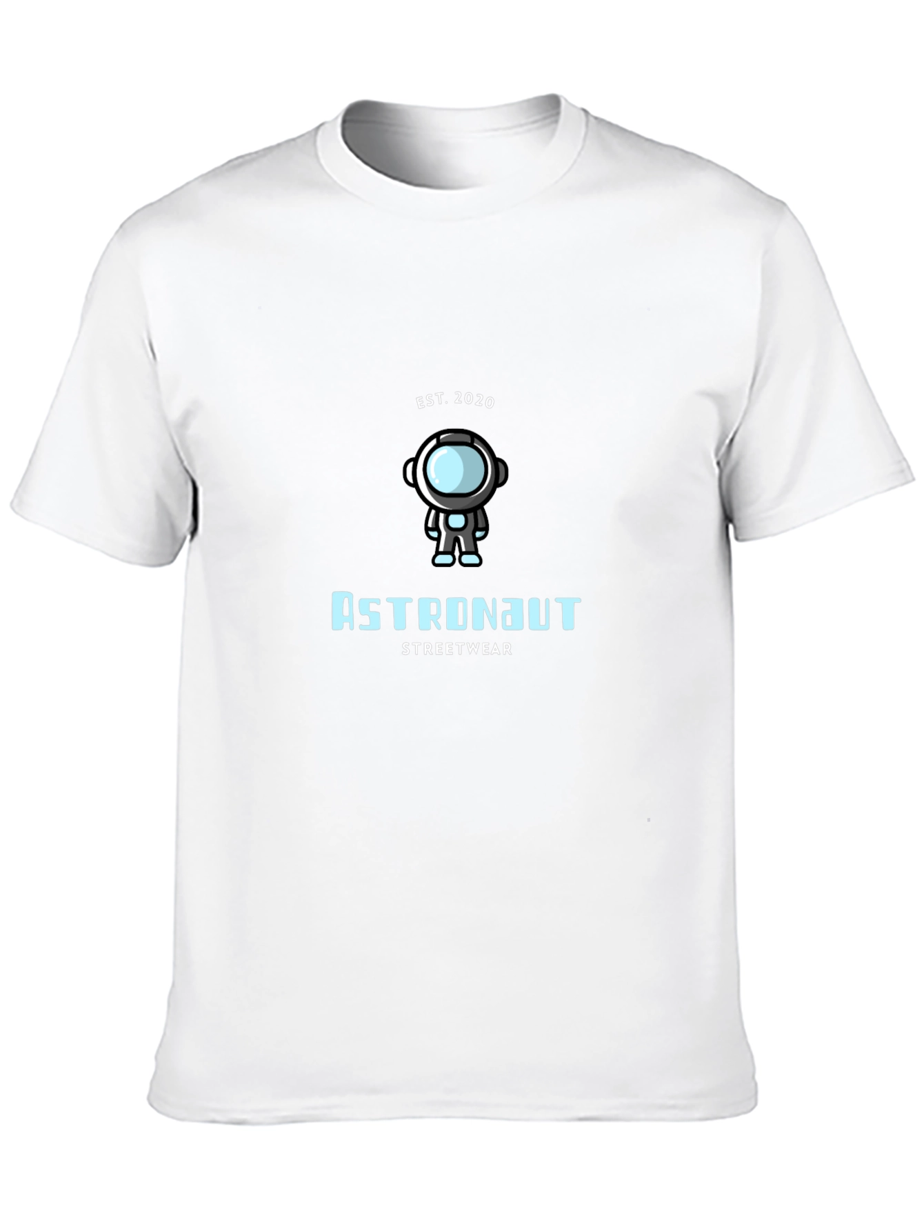 Astronaut Streetwear T-Shirt - Black