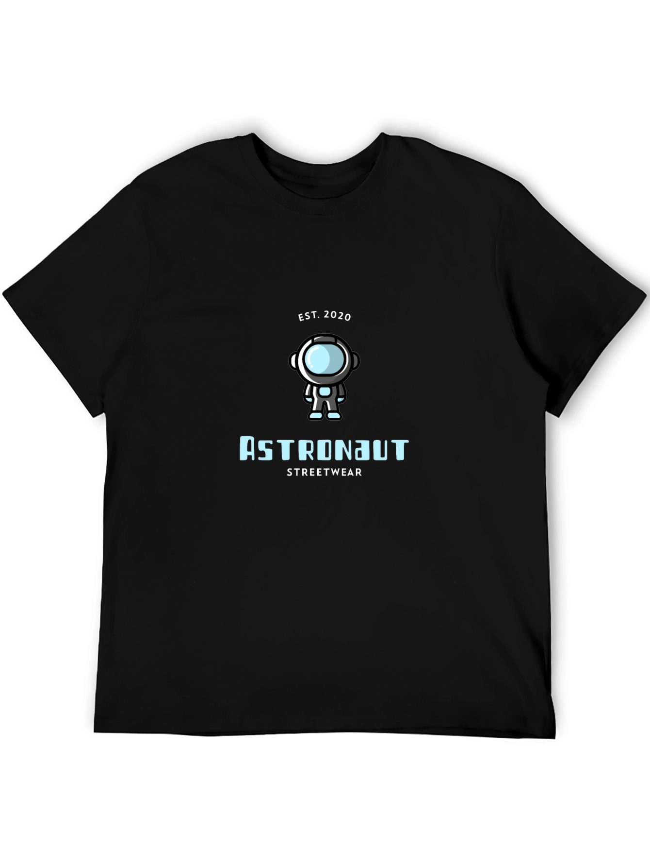 Astronaut Streetwear T-Shirt - Black