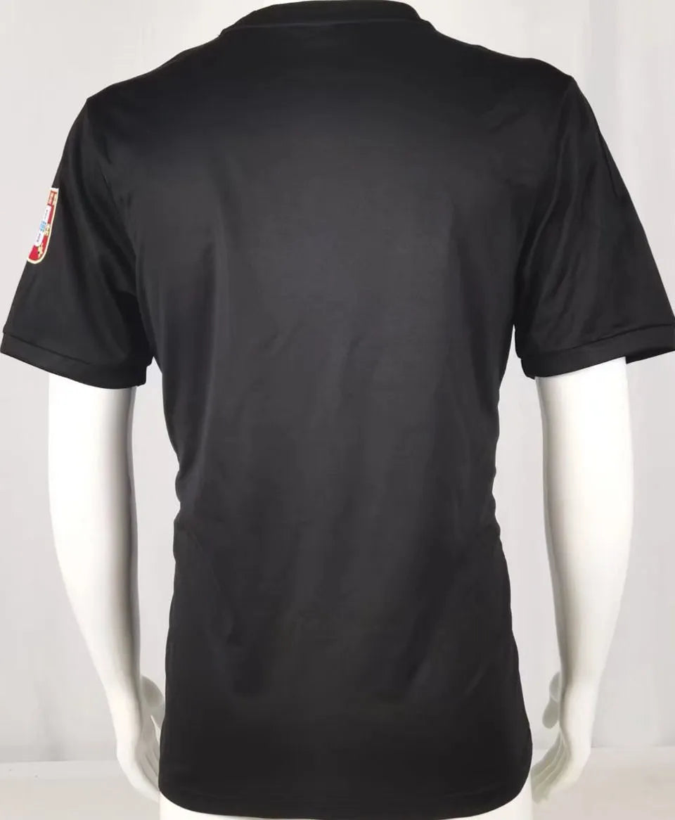 1973/74 Ben-fica Away Black Retro Soccer Jersey Back