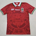 1998 Mexico Red Retro Soccer Jersey Front