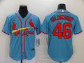 Men's St. Louis Cardinals Paul Goldschmidt #46 Blue Replica Baseball Jerseys
