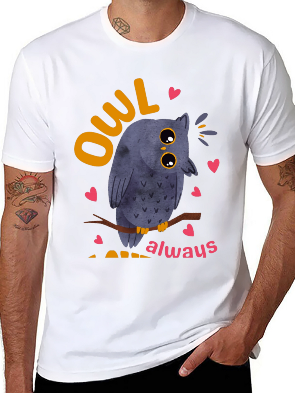 Owl Always Love You T-Shirt - Cute Bird Design