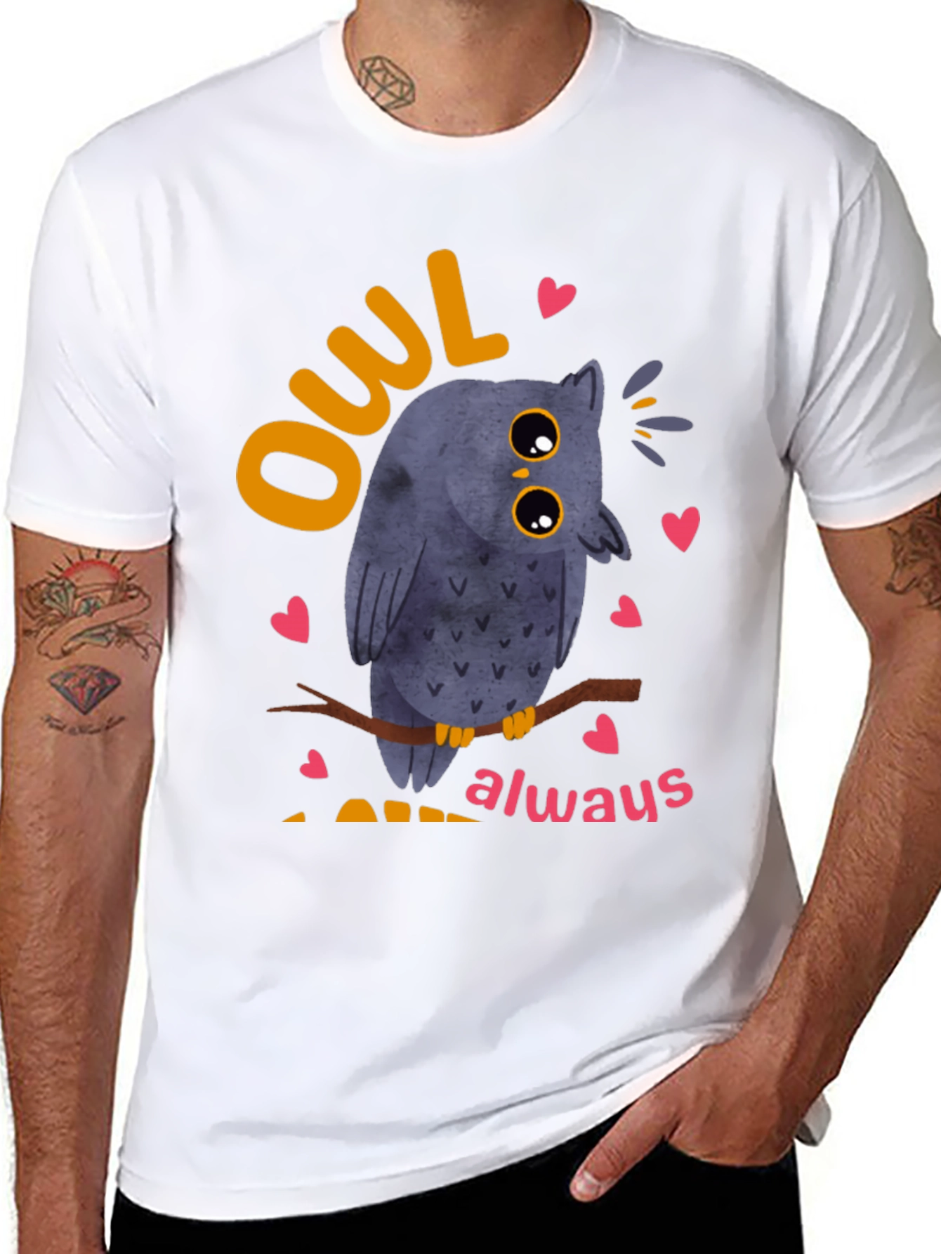 Owl Always Love You T-Shirt - Cute Bird Design