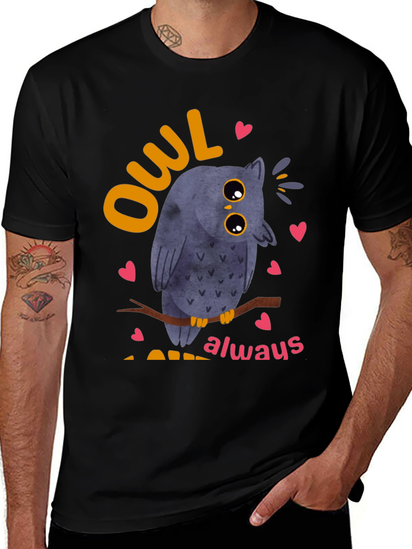 Owl Always Love You T-Shirt - Cute Bird Design