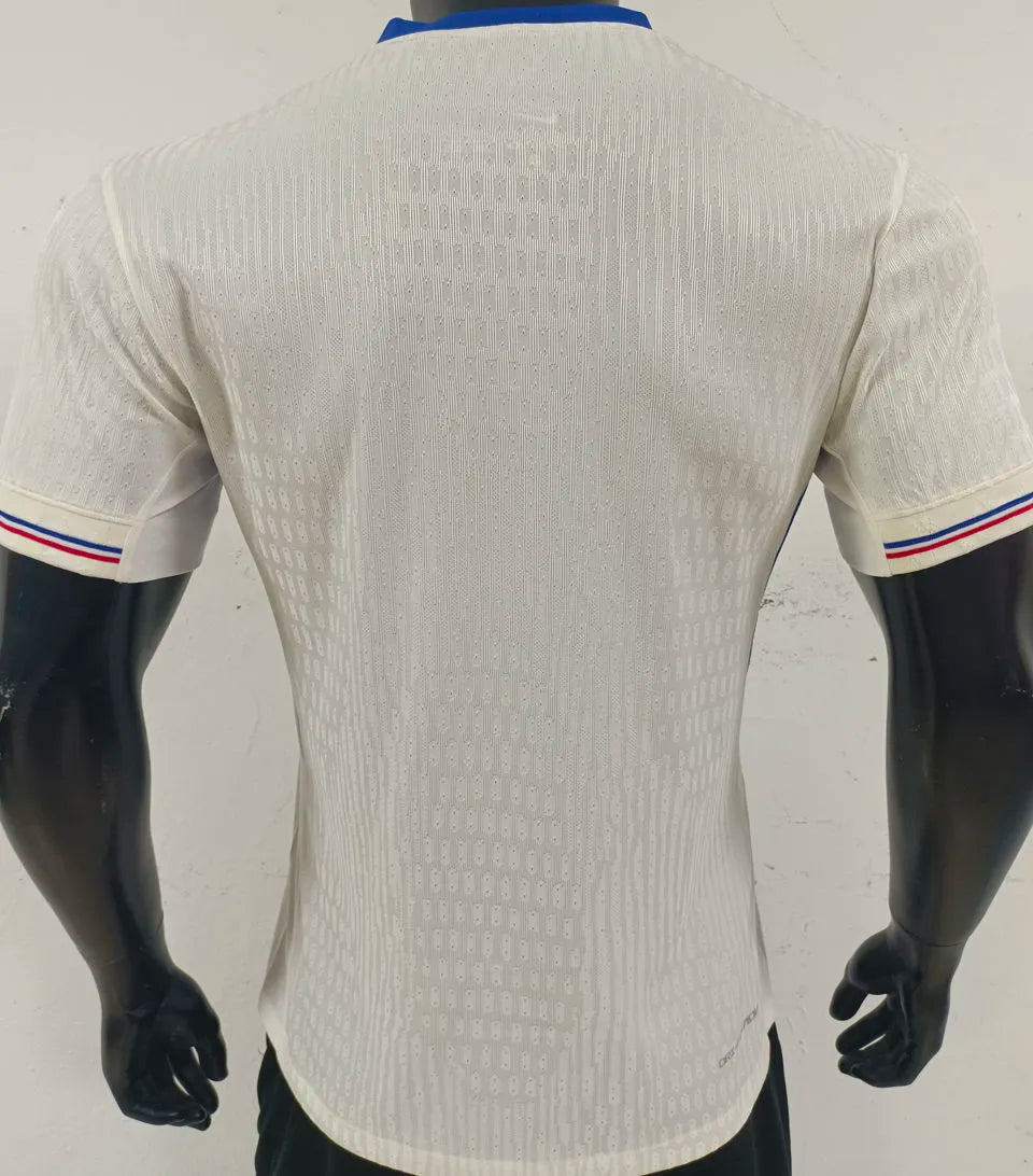 2025/26 France Away White Player Version Soccer Jersey Back