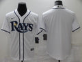 Men's Tampa Bay Rays White Home Replica Blank Jerseys