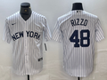 Men's New York Yankees Anthony Rizzo #48 White Limited Jerseys