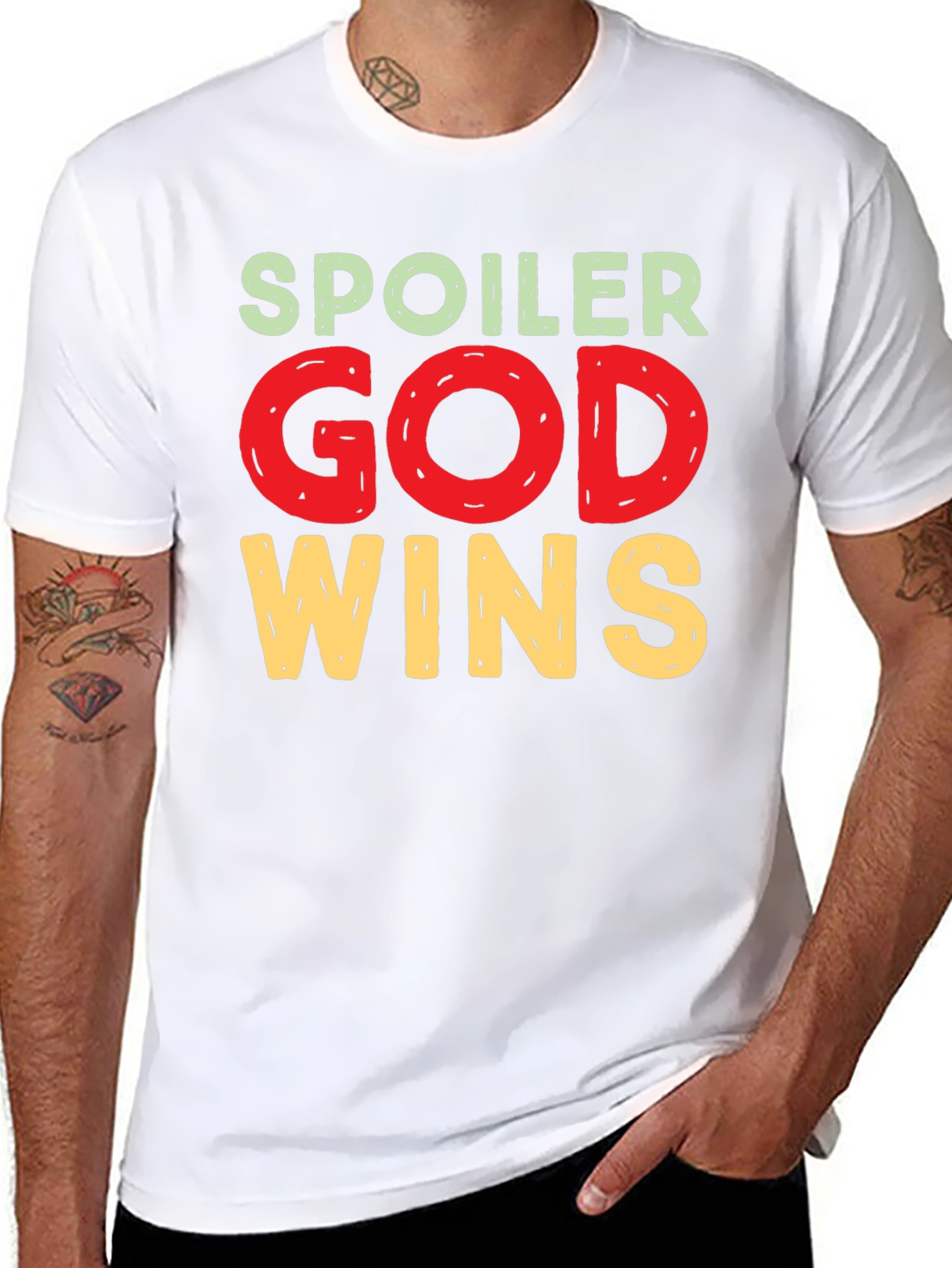 Spoiler God Wins Graphic Tee