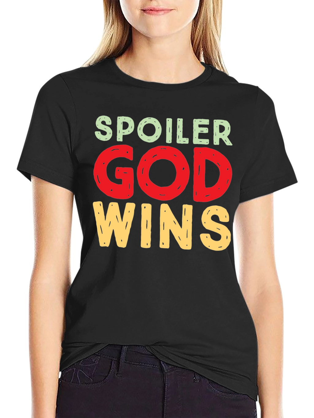 Spoiler God Wins Graphic Tee