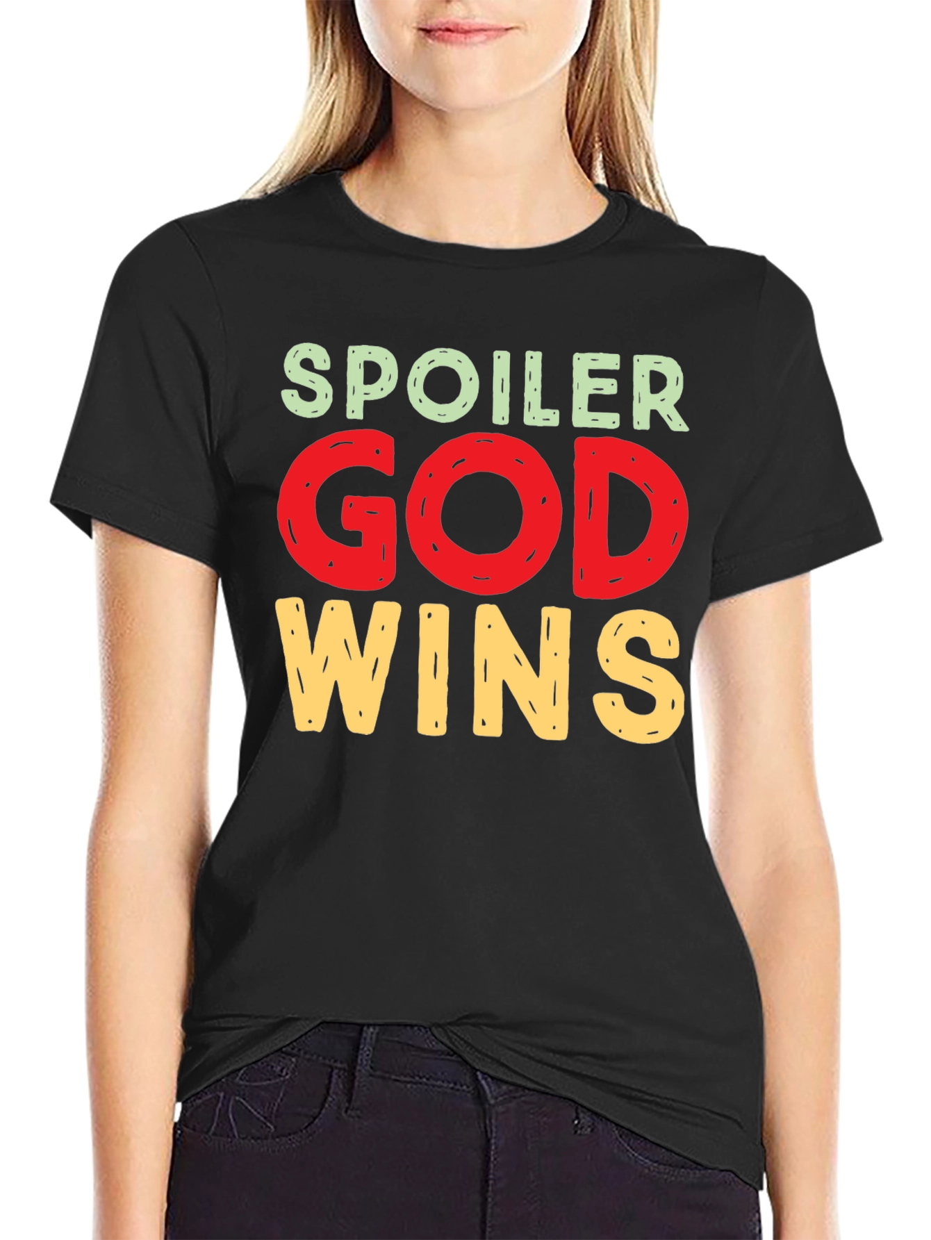 Spoiler God Wins Graphic Tee