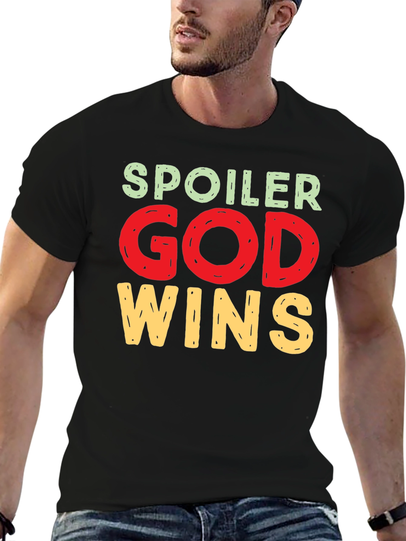 Spoiler God Wins Graphic Tee