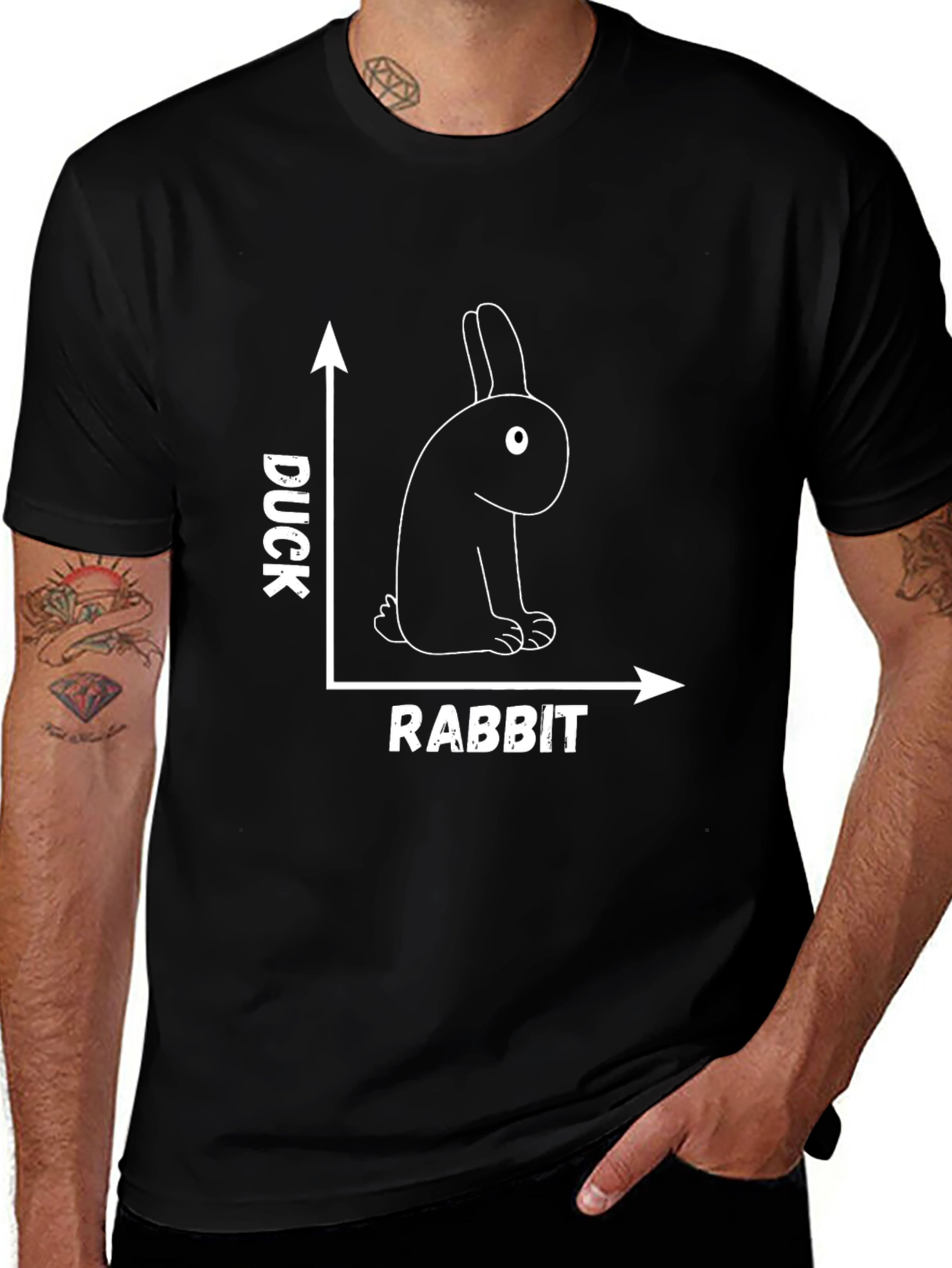 Duck Rabbit Illusion T-Shirt