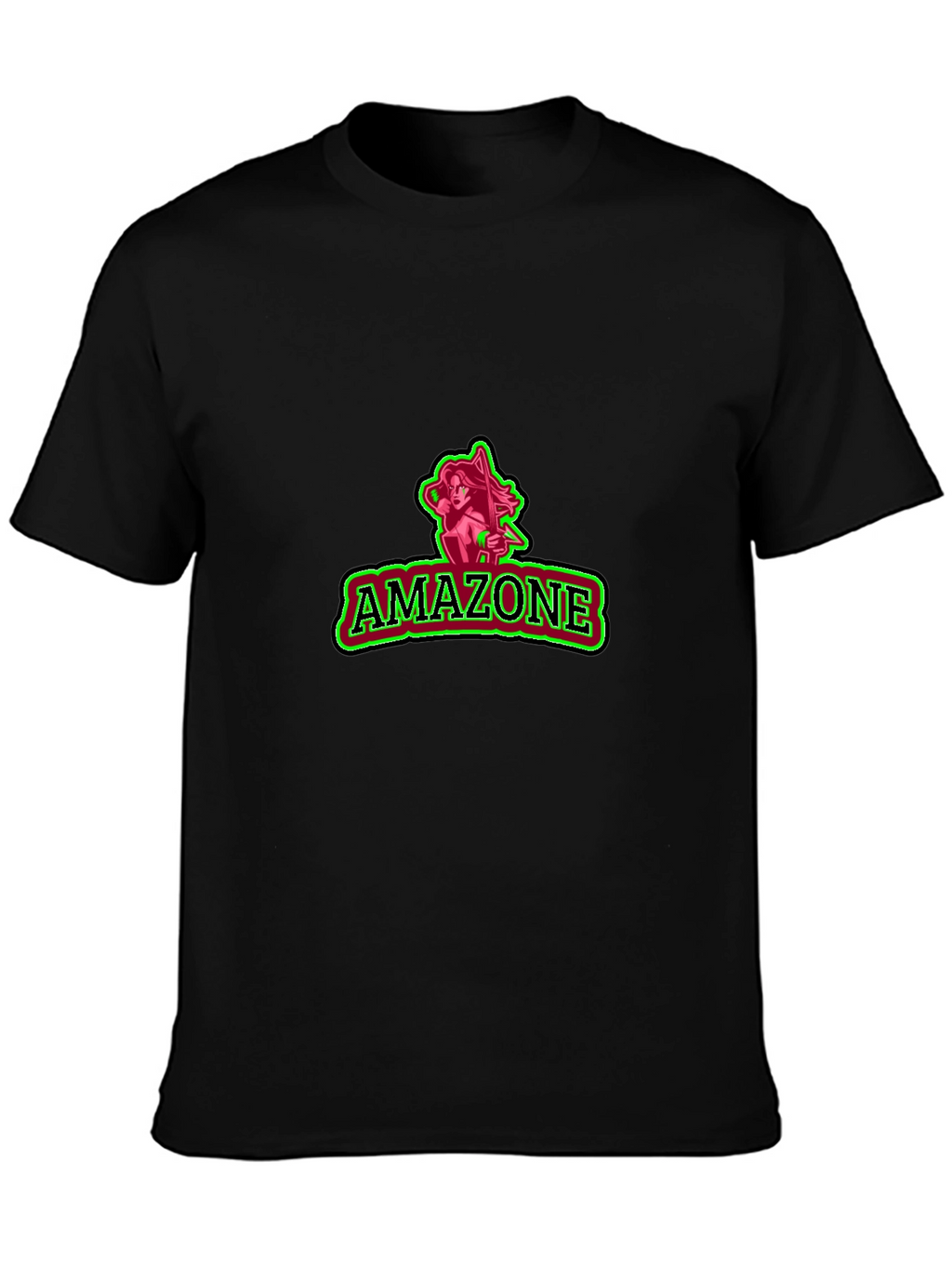 Amazone Graphic Black Tee