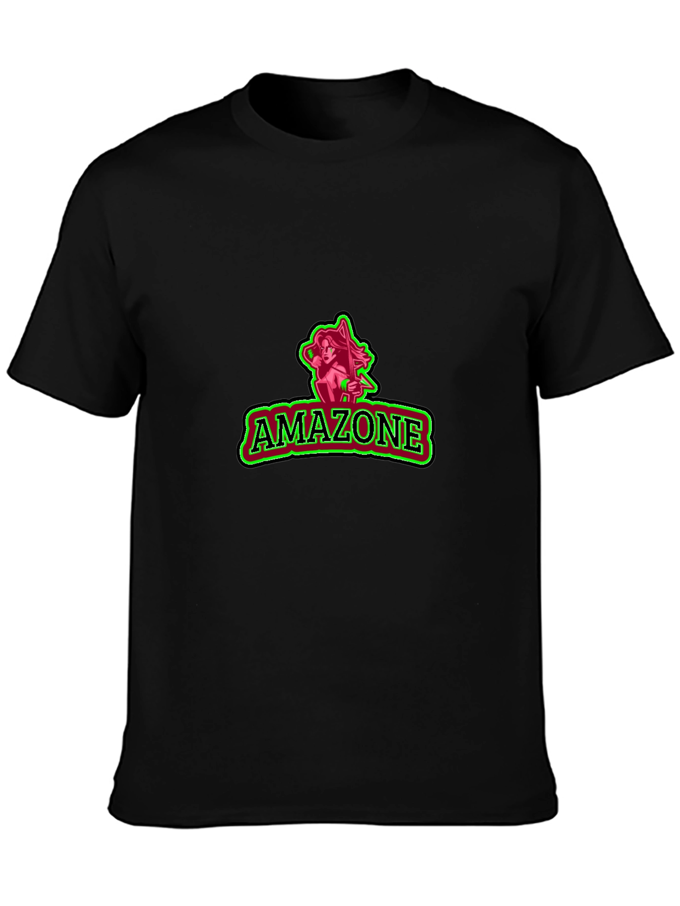 Amazone Graphic Black Tee