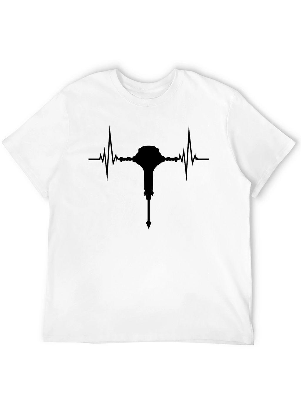 Heartbeat Mace Black T-Shirt