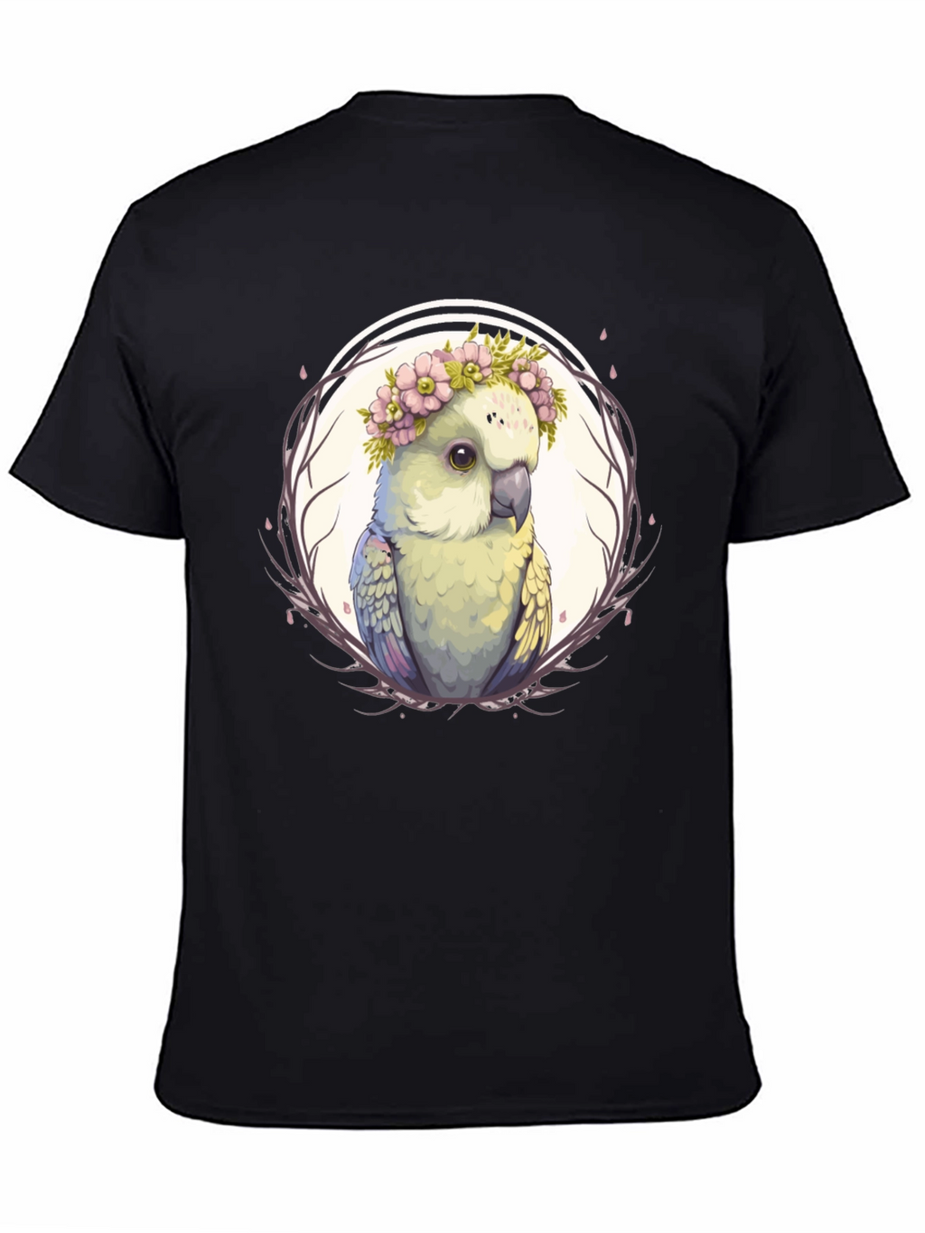 Cockatoo Floral Crown T-Shirt