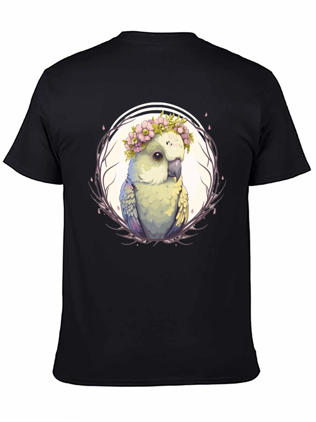 Cockatoo Floral Crown T-Shirt