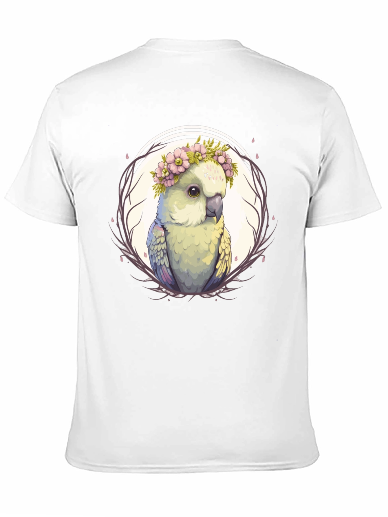 Cockatoo Floral Crown T-Shirt