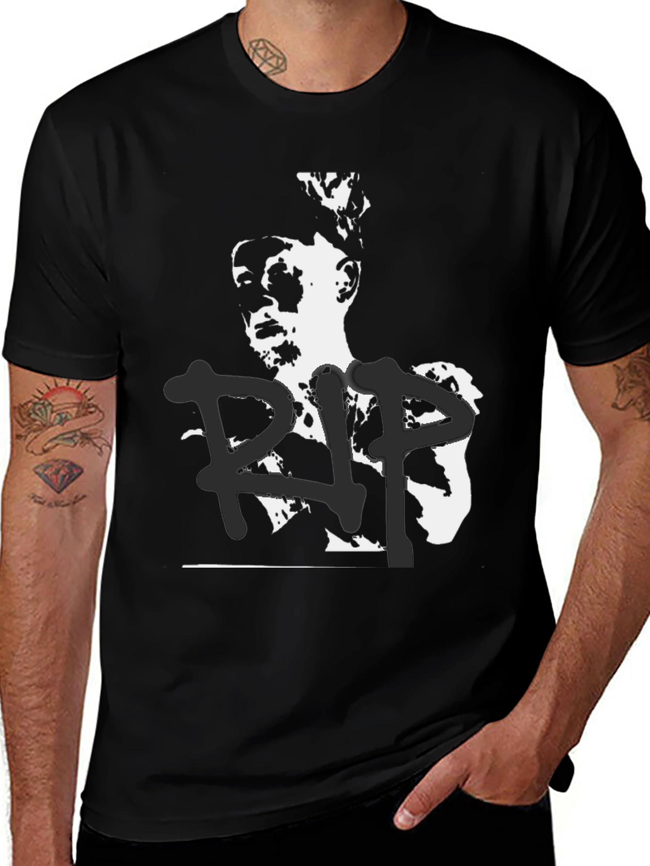 RIP Graphic Tee - Mens Black T-Shirt