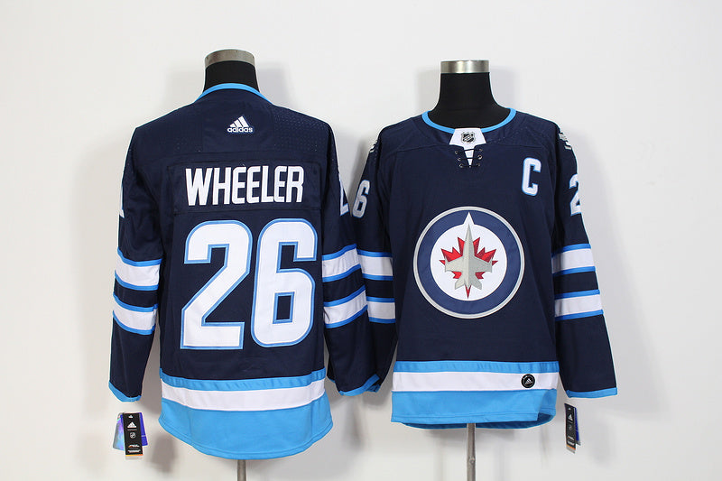 Men's Winnipeg Jets Blake Wheeler #26 Navy Player Jerseys