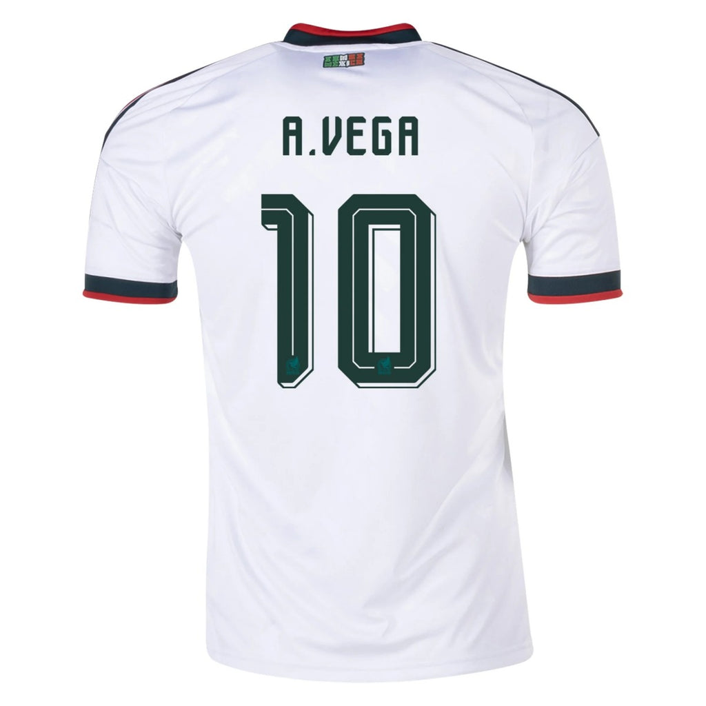 A.VEGA #10 Mexico Away Jersey World Cup 2026 Front