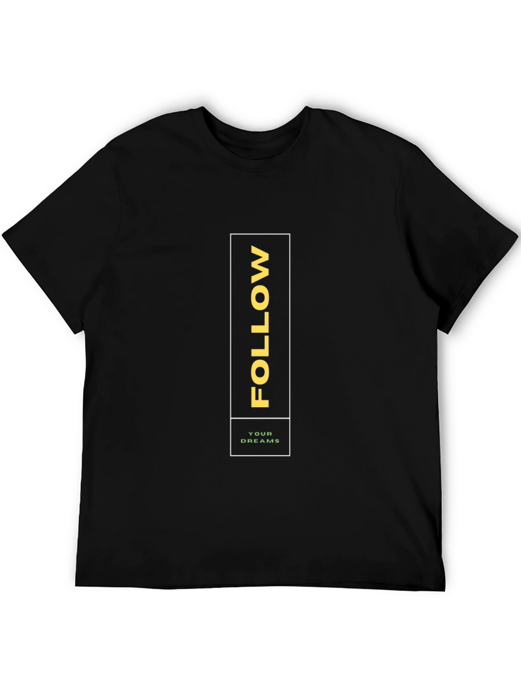 Follow Your Dreams Graphic Tee - Black