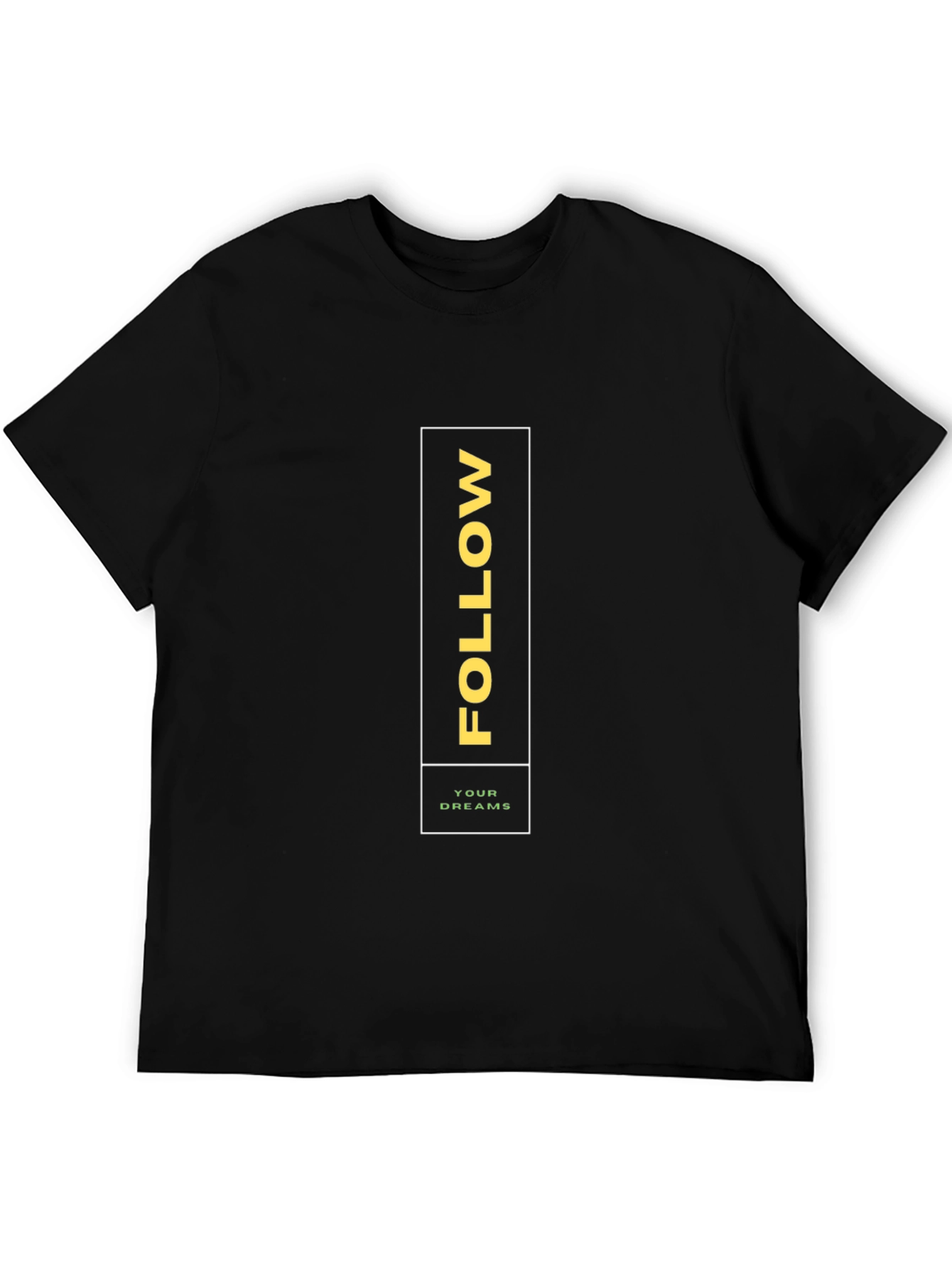 Follow Your Dreams Graphic Tee - Black