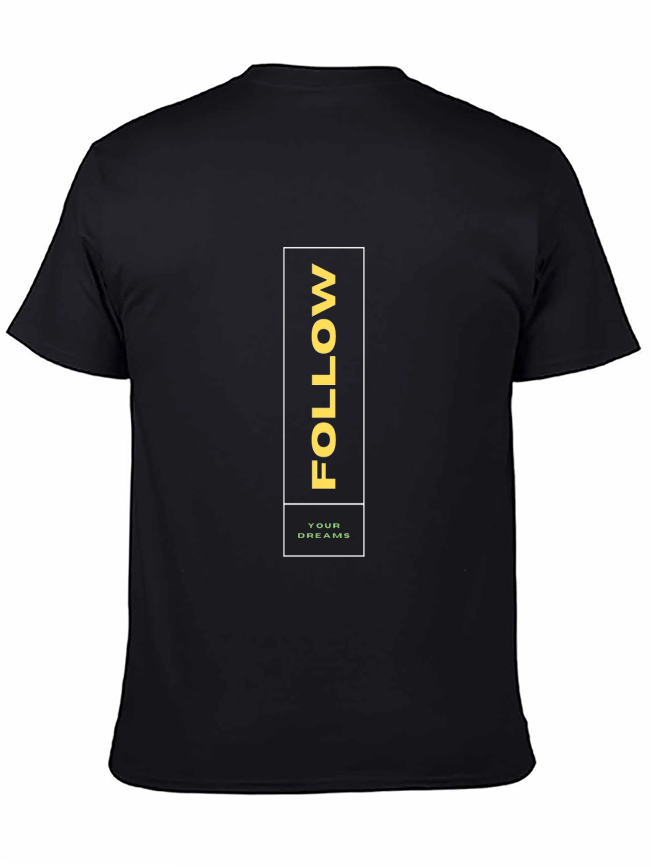 Follow Your Dreams Graphic Tee - Black