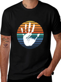 Retro Handprint T-Shirt - Black
