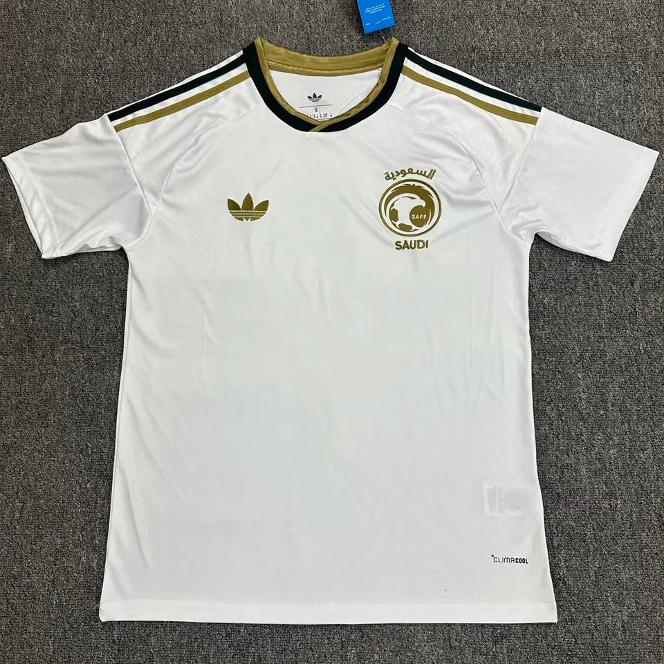 2026/27 Saudi Arabia Away White Fans Soccer Jersey Front