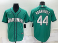Men's Seattle Mariners Julio Rodriguez #44 Green Replica Baseball Jerseys