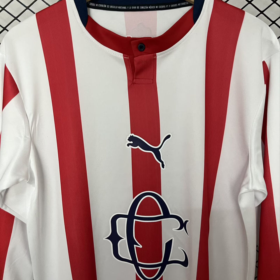 2026/27 Chivas 120th Anniversary Edition Retro Long Sleeve Soccer Jersey Item NO.: 2148704 Detail 2