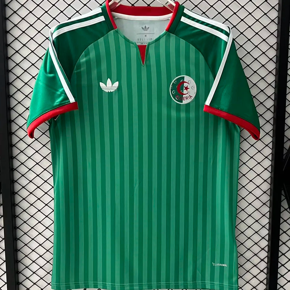2026/27 Algeria Away Green Fans Soccer Jersey Front