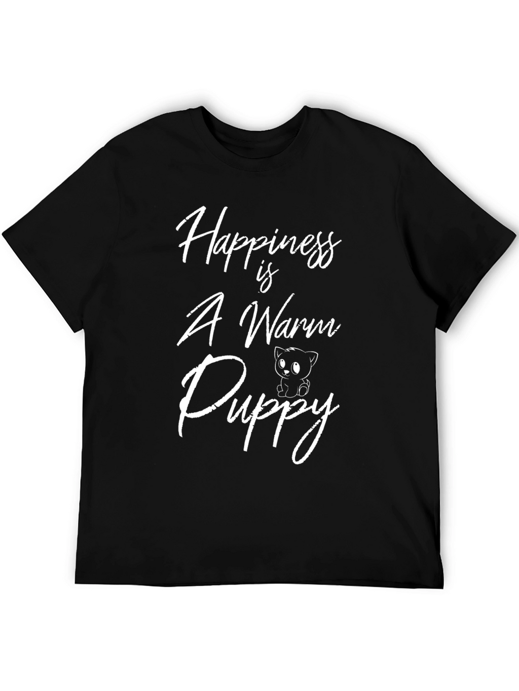 Happiness is a Warm Puppy Graphic Tee
