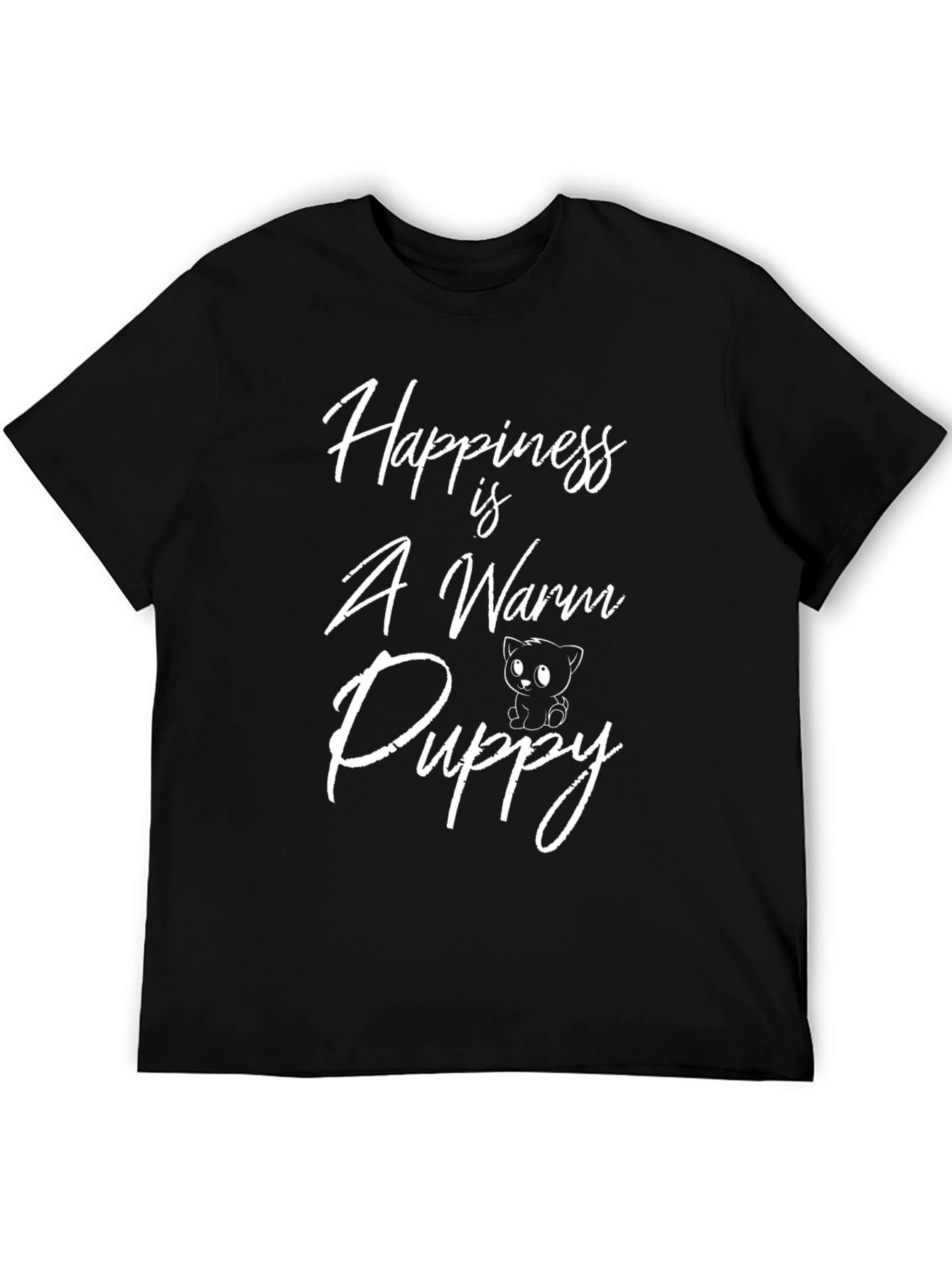 Happiness is a Warm Puppy Graphic Tee