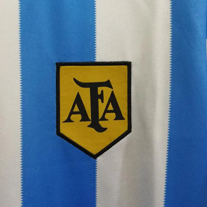 1978 Argentina Home Retro Soccer Jersey Detail 4