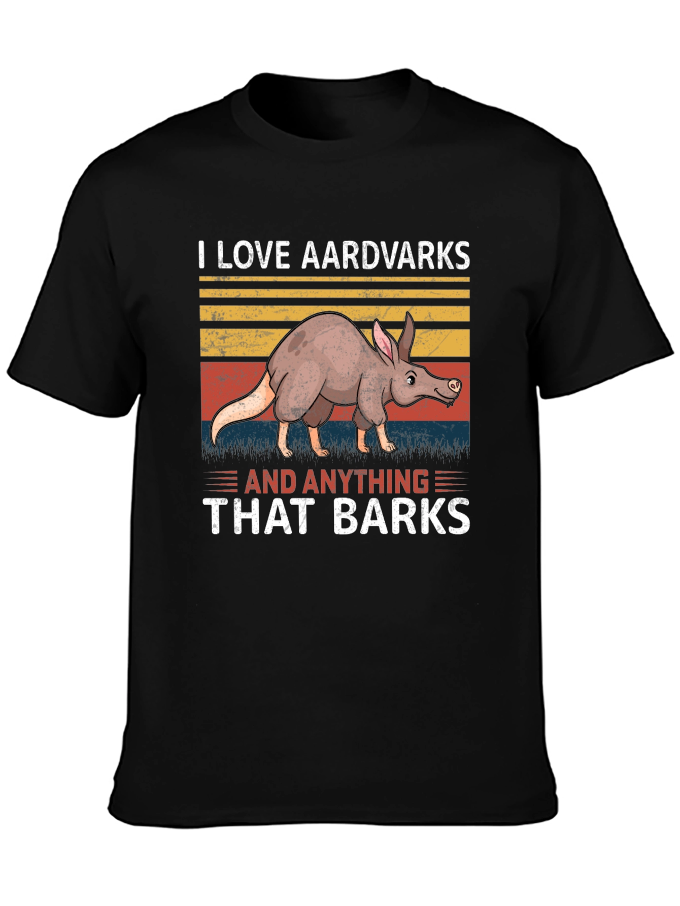 Aardvark Humor Graphic Tee - Barking Animal Lover T-Shirt
