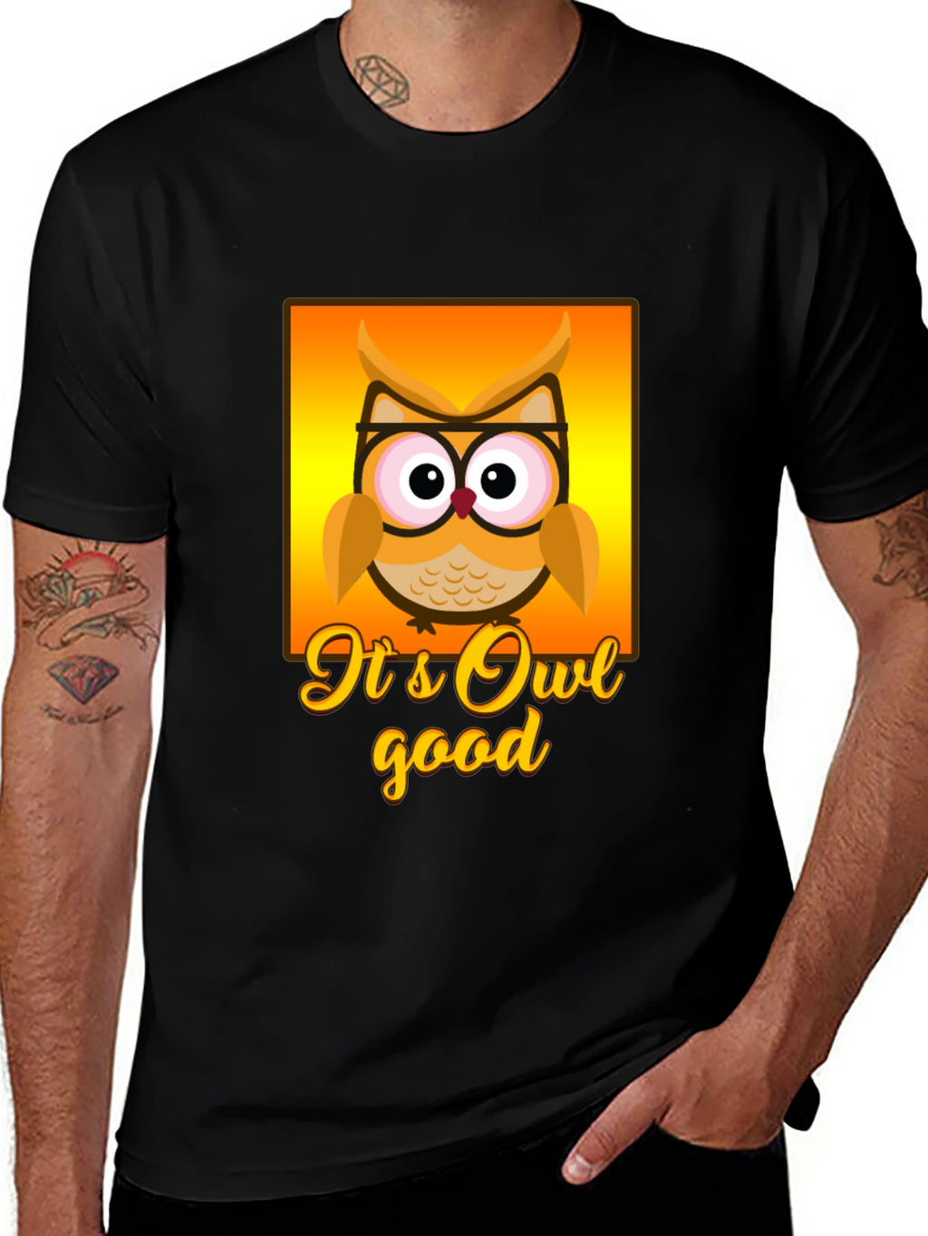 Its Owl Good - Novelty Graphic T-Shirt