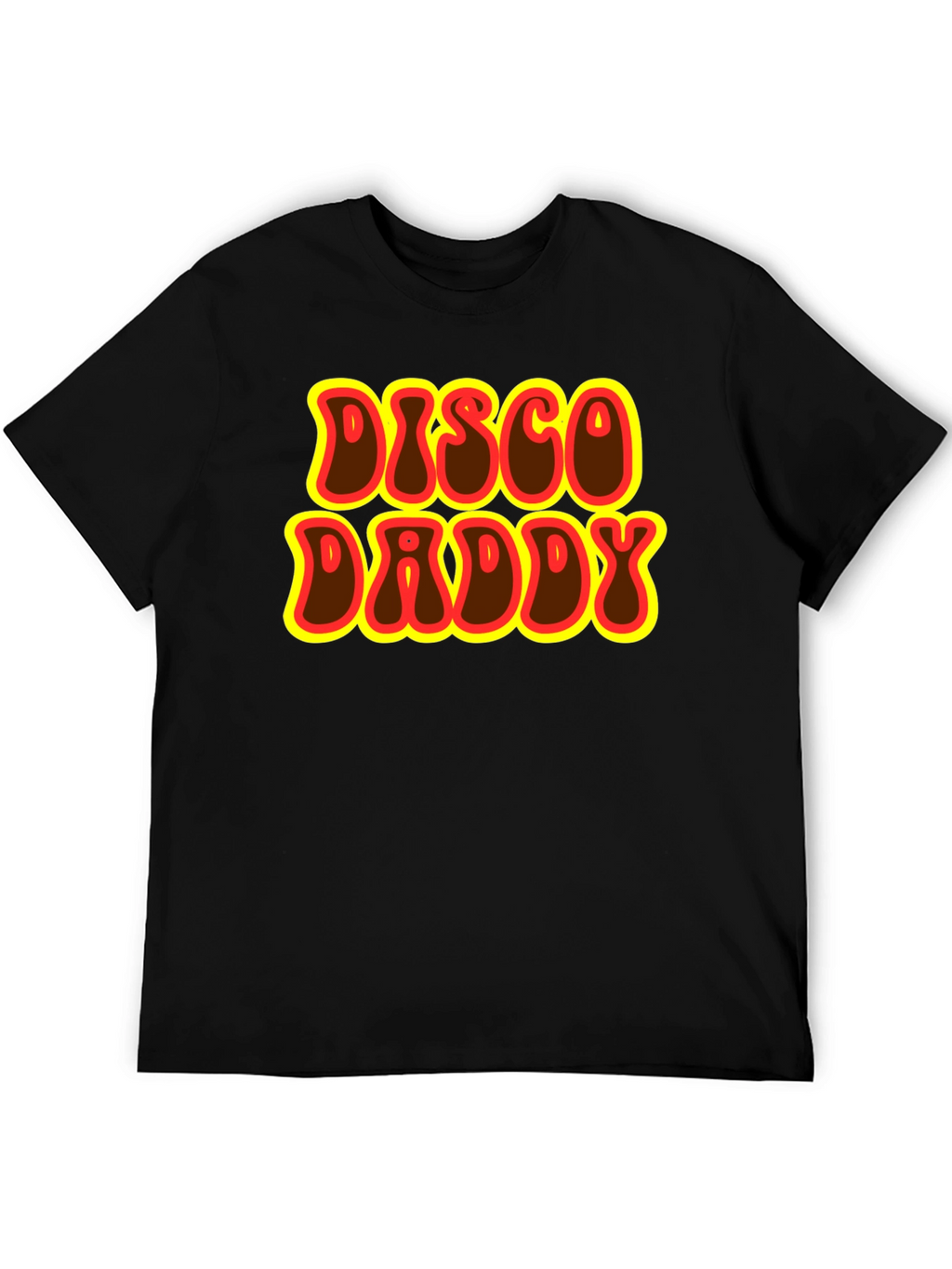 Retro Disco Daddy Black T-Shirt