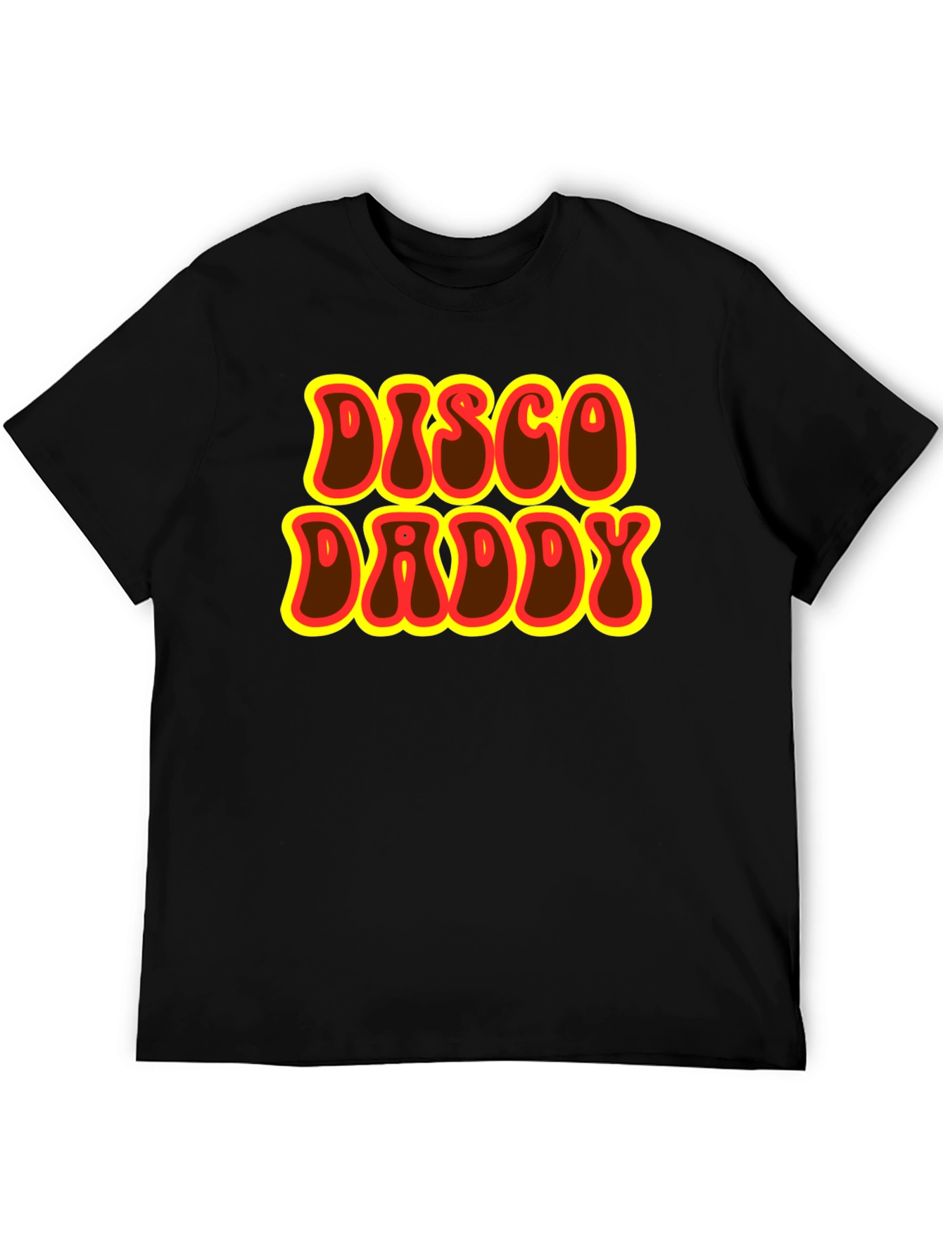 Retro Disco Daddy Black T-Shirt