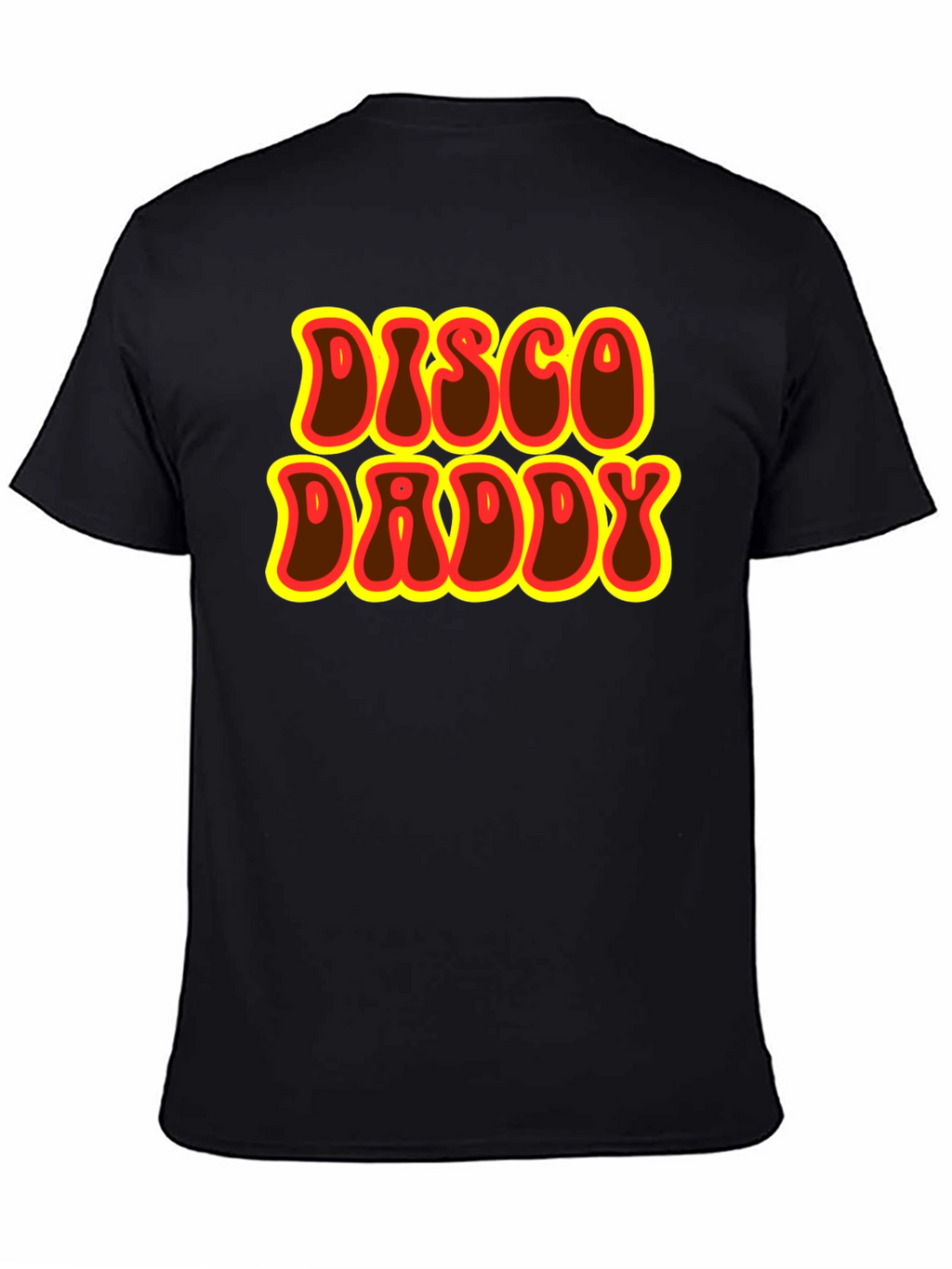 Retro Disco Daddy Black T-Shirt