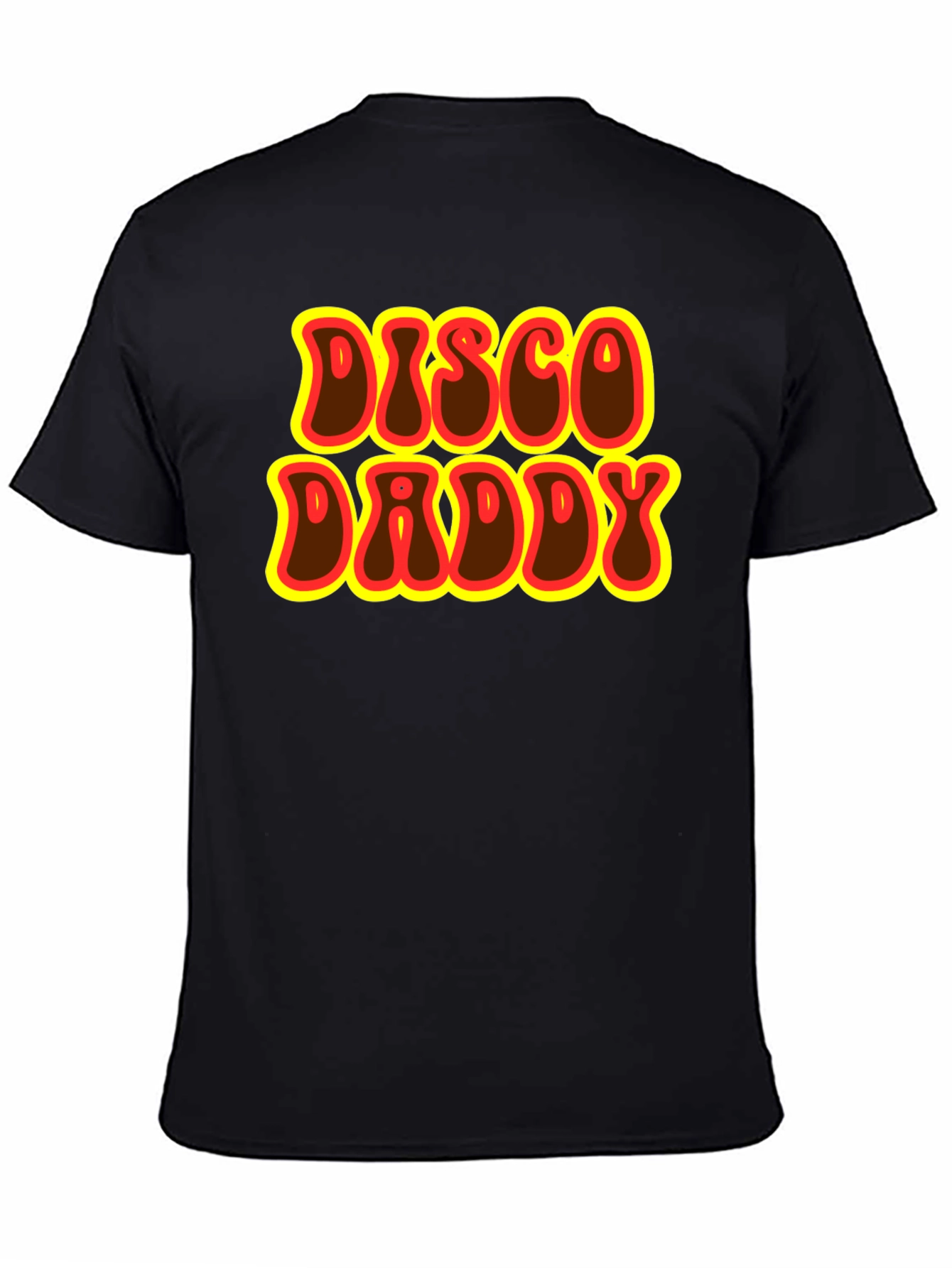 Retro Disco Daddy Black T-Shirt