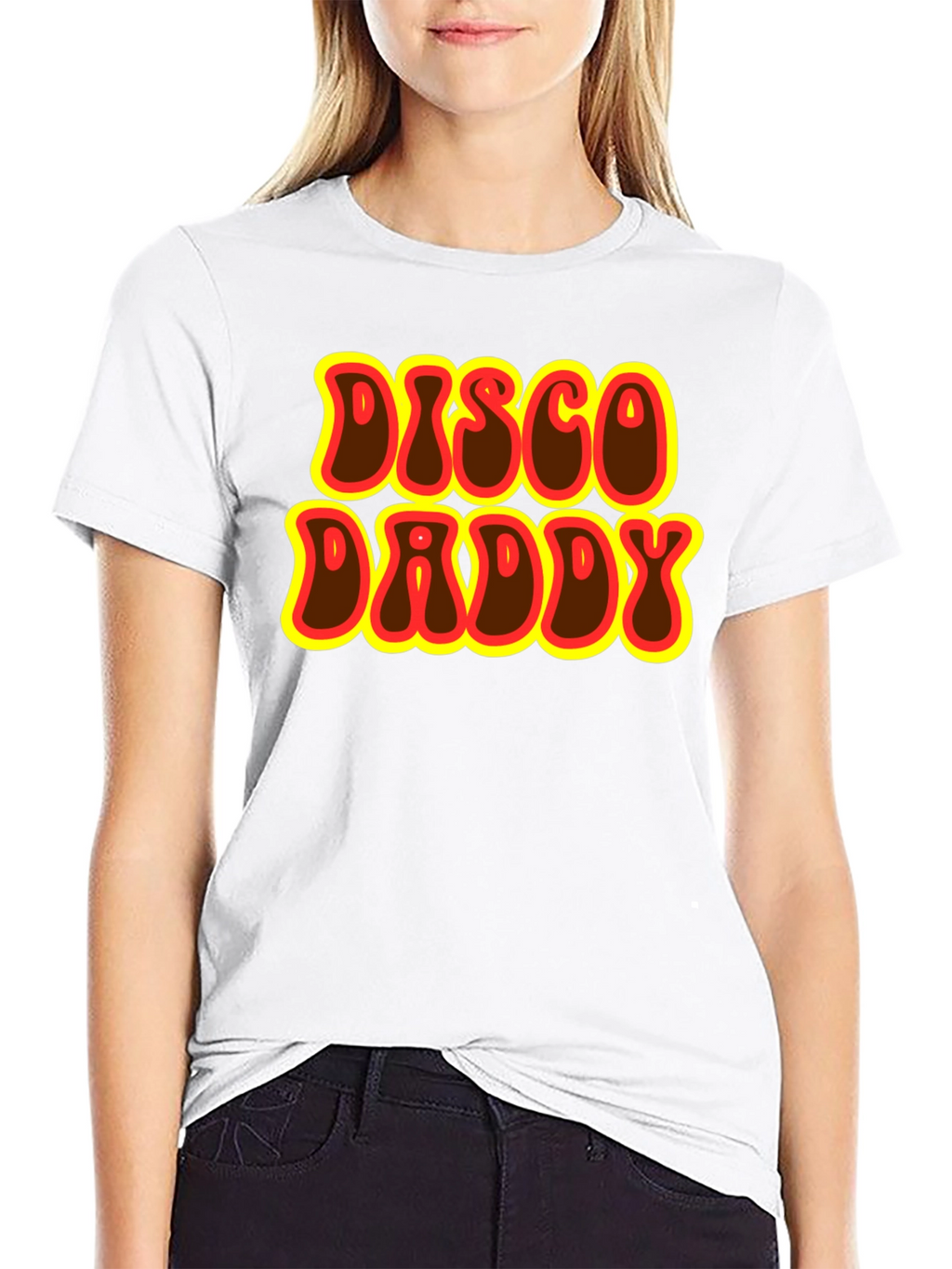 Retro Disco Daddy Black T-Shirt