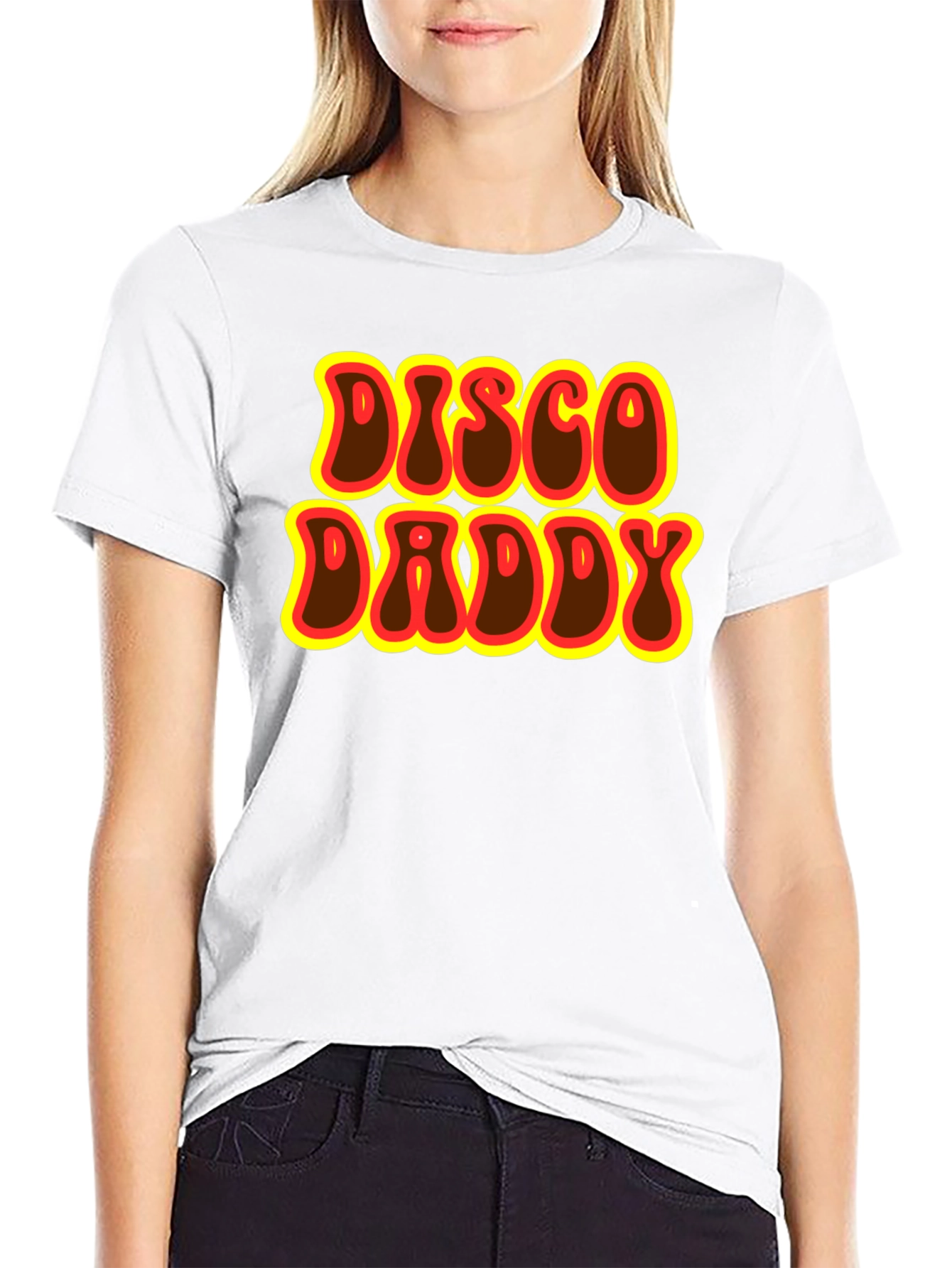 Retro Disco Daddy Black T-Shirt