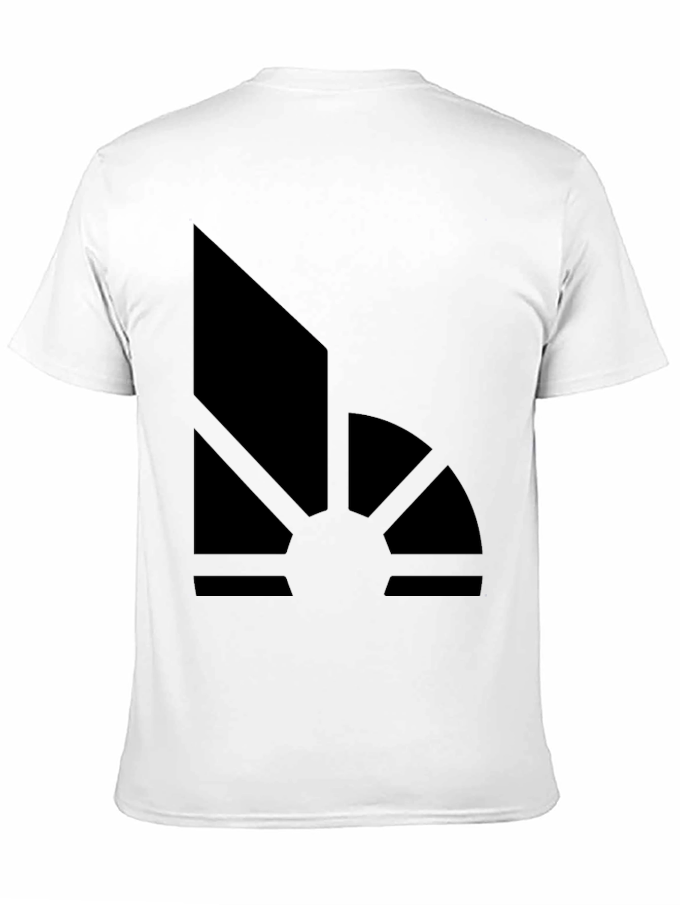 Abstract Sunrise Graphic Tee - Modern Black T-Shirt